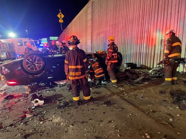 Crash di I-25 Melalui Denver Kills 1
