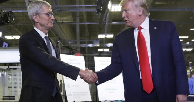 Apple berkomitmen $ 100 miliar untuk manufaktur AS di tengah tarif Trump
