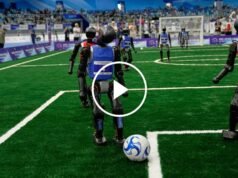 China menyelenggarakan kompetisi olahraga untuk robot humanoid China menyelenggarakan kompetisi olahraga untuk robot humanoid