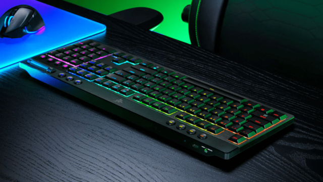 Keyboard Gaming Blackwidow terbaru Razer menjadi profil rendah
