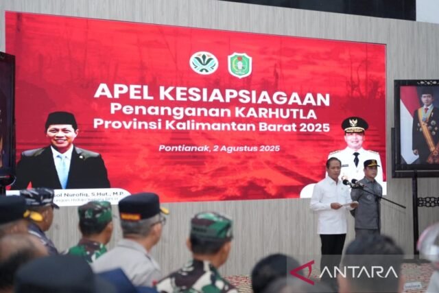 Menteri menandakan nol toleransi untuk membakar di W Kalimantan
