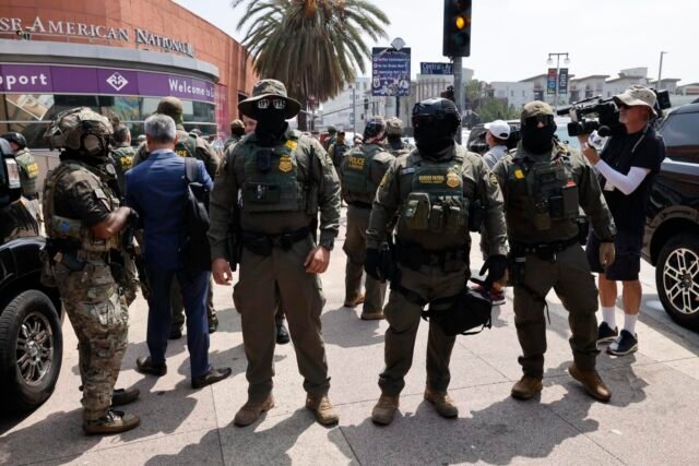 Pertunjukan Patroli Perbatasan di Newsom Event Spurs Permintaan Info
