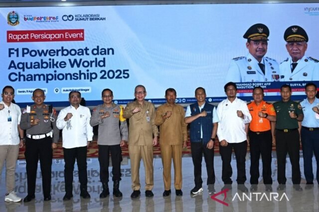 Sumatra Utara bersiap untuk 2025 Aquabike dan F1 Powerboat
