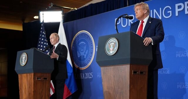 Trump-putin pembaruan langsung setelah pemimpin mengadakan KTT di Ukraina di Alaska

