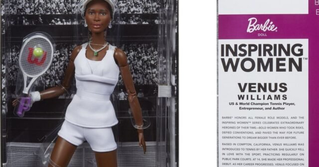 Venus Williams untuk mendapatkan Barbie baru sebagai bagian dari koleksi wanita yang menginspirasi
