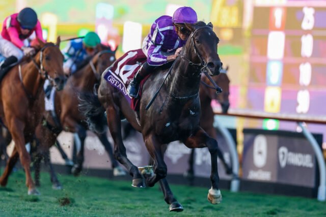 Gstaad memberi Aidan O'Brien rekor kemenangan Piala Breeders setelah perjalanan 'agung' Oisin Murphy
